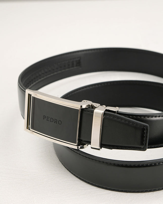 Leather Automatic Buckle Bag