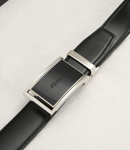 Leather Automatic Buckle Bag