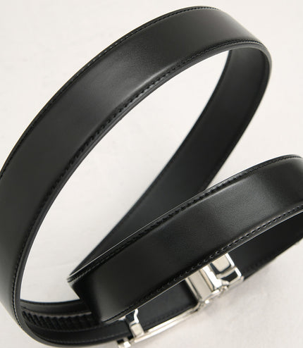 Leather Automatic Buckle Bag