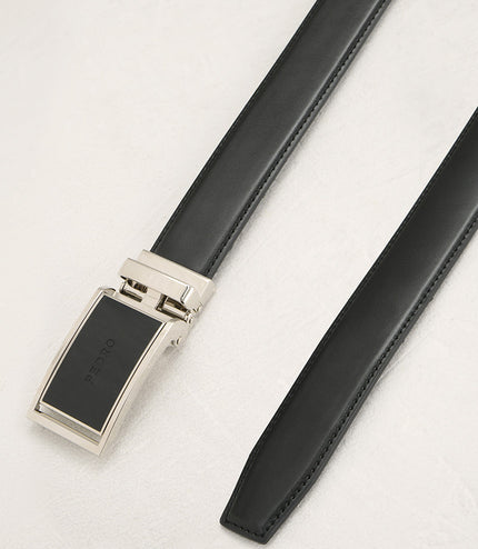 Leather Automatic Buckle Bag
