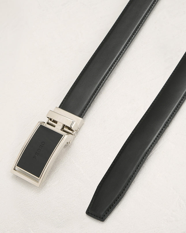 Leather Automatic Buckle Bag