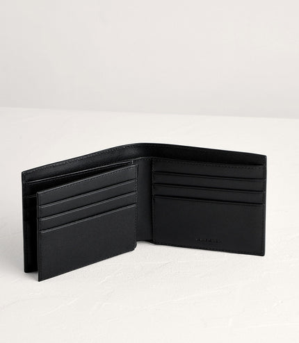 Leather Bi-Fold with Flip