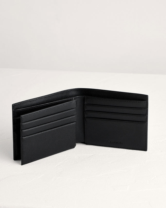Leather Bi-Fold with Flip