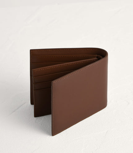 Leather Bi-Fold with Flip