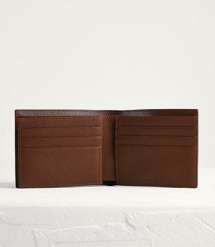 Leather Bi-Fold with Flip