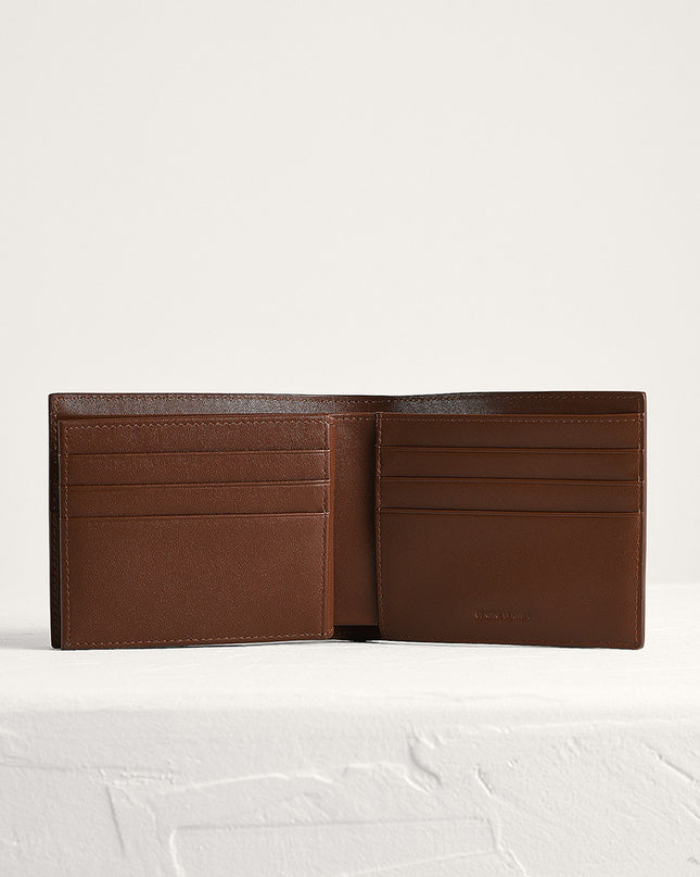 Leather Bi-Fold with Flip