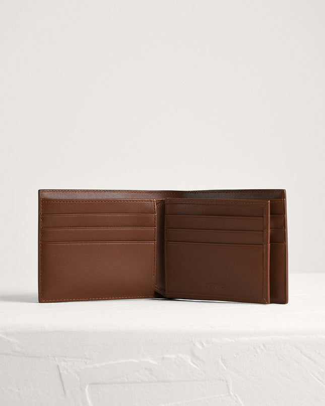 Leather Bi-Fold with Flip