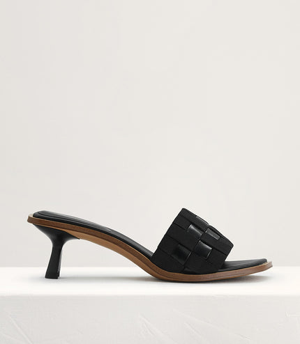 Braided Heeled Sandals