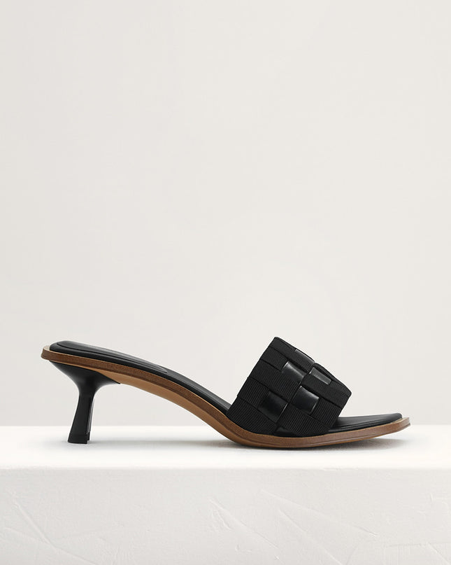 Braided Heeled Sandals
