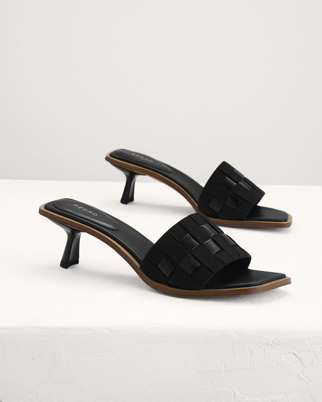 Braided Heeled Sandals