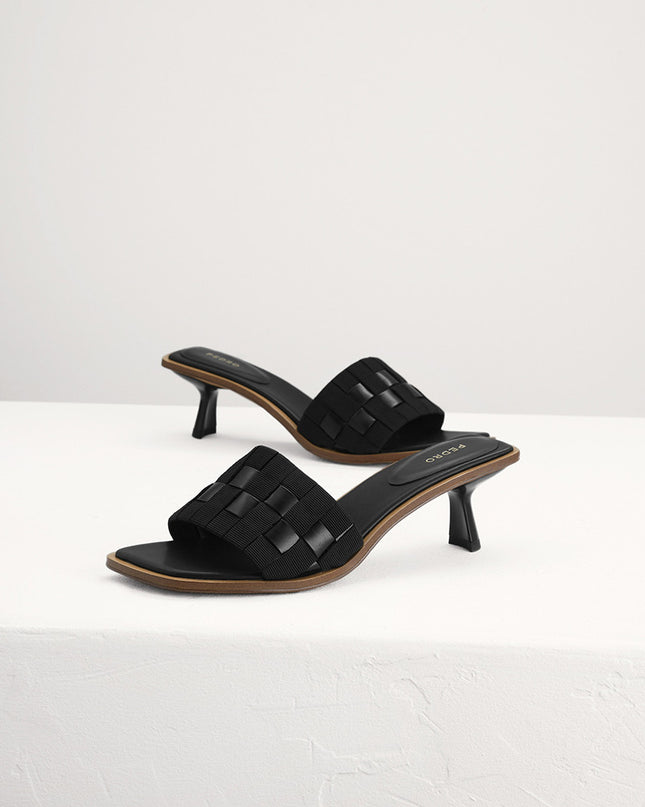 Braided Heeled Sandals