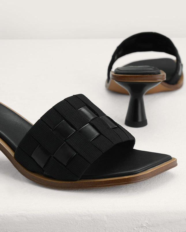 Braided Heeled Sandals