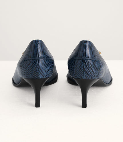 Two-Tone Leather Pumps