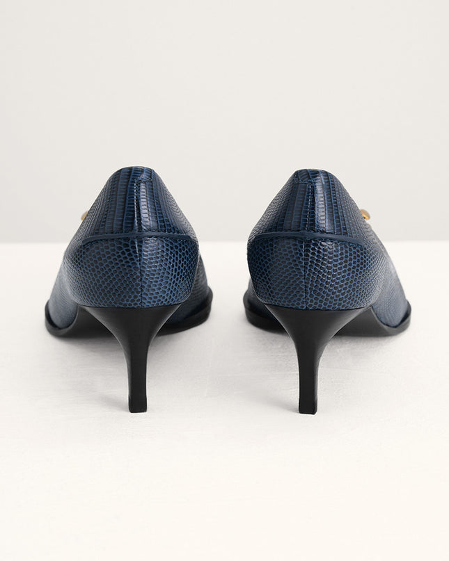 Two-Tone Leather Pumps