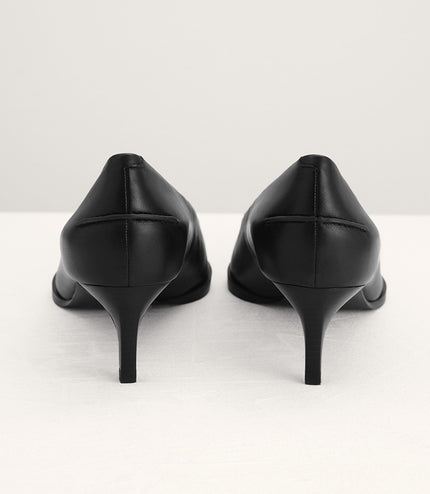Two-Tone Leather Pumps