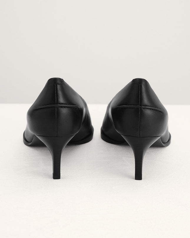 Two-Tone Leather Pumps