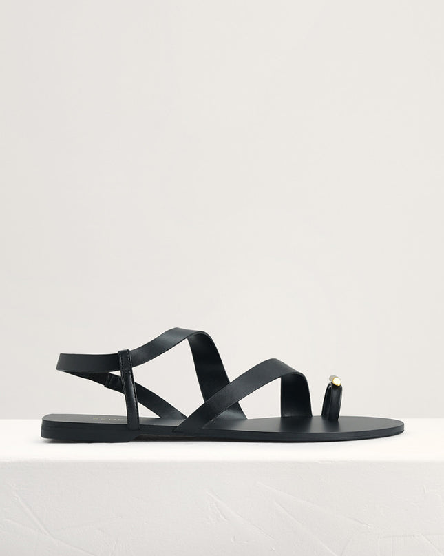 Toe Loop Slingback Sandals