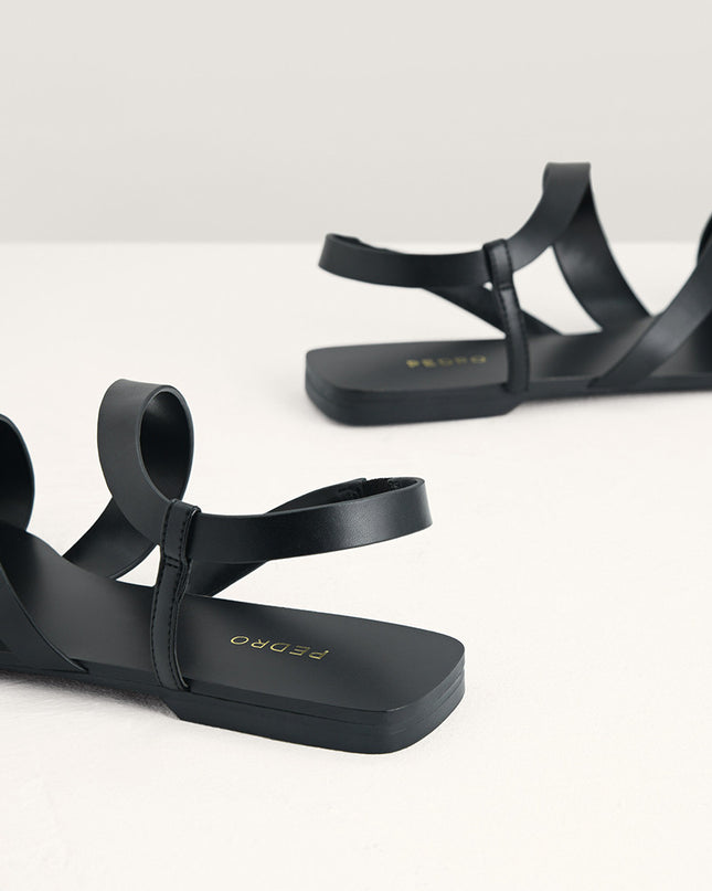 Toe Loop Slingback Sandals