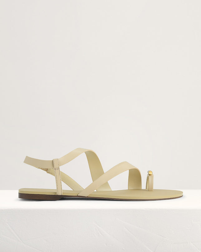 Toe Loop Slingback Sandals
