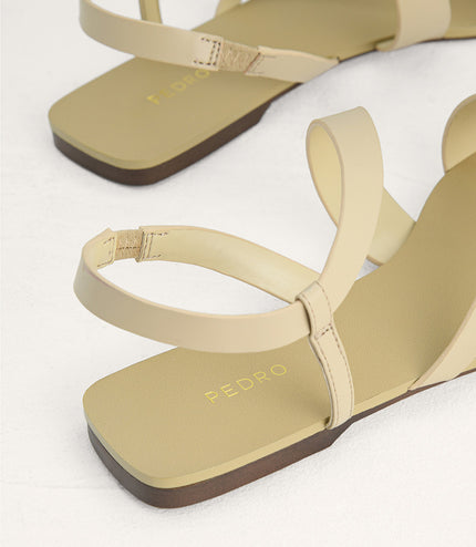 Toe Loop Slingback Sandals