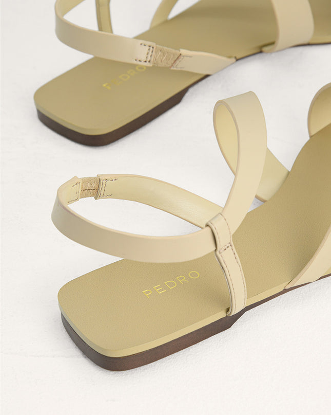 Toe Loop Slingback Sandals