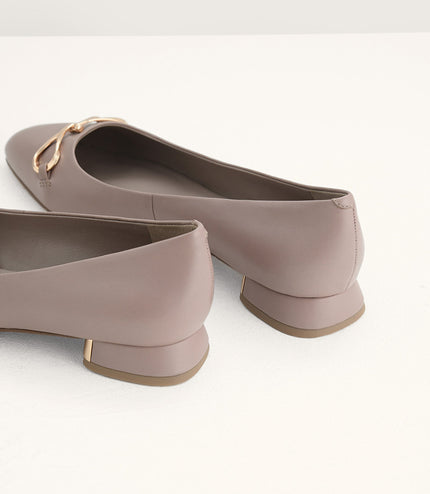 Suede Leather Ballerina Flats