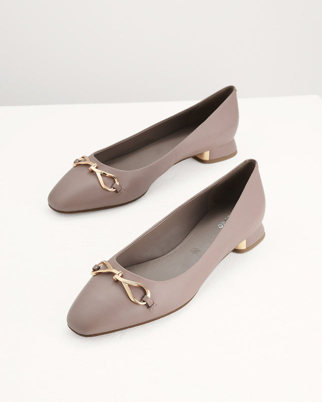 Suede Leather Ballerina Flats