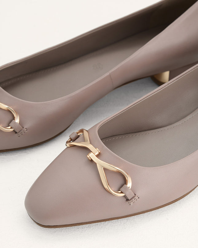 Suede Leather Ballerina Flats