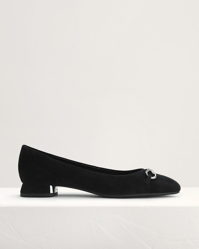 Suede Leather Ballerina Flats