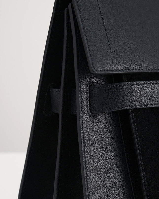 Leather Top Handle Bag