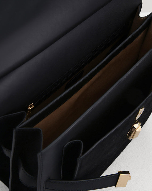 Leather Top Handle Bag