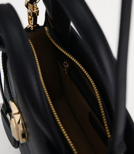 Leather Small Top Handle Bag