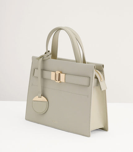 Leather Small Top Handle Bag