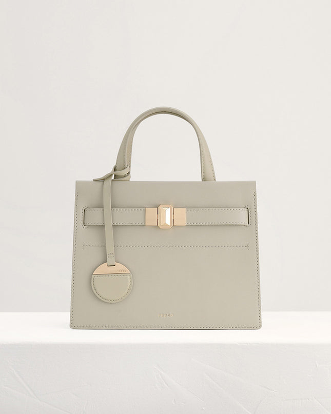Leather Small Top Handle Bag