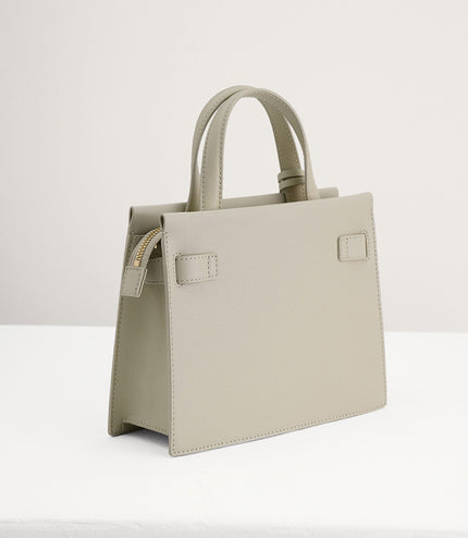 Leather Small Top Handle Bag