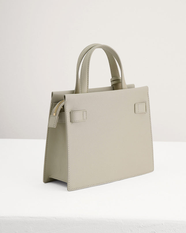Leather Small Top Handle Bag