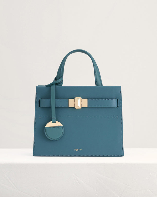 Leather Small Top Handle Bag