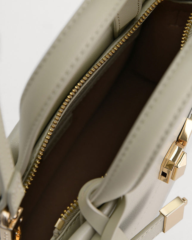 Leather Small Top Handle Bag