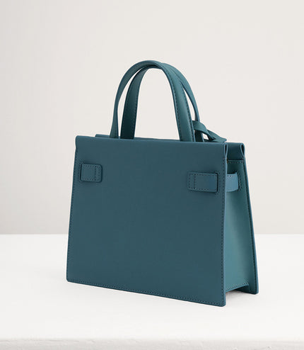 Leather Small Top Handle Bag