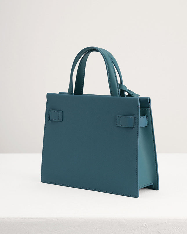 Leather Small Top Handle Bag