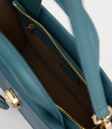 Leather Small Top Handle Bag