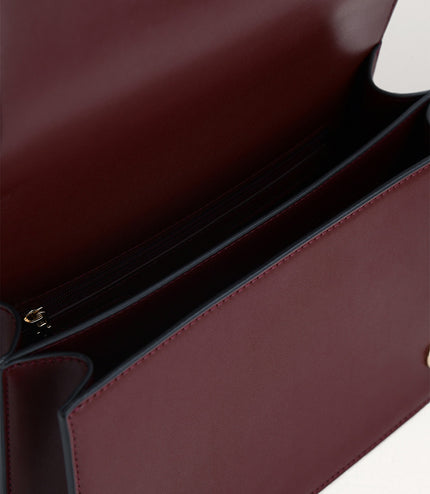Chain Detailed Top Handle Bag