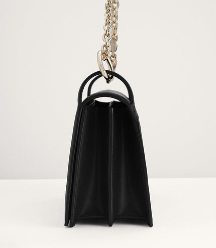 Chain Detailed Top Handle Bag