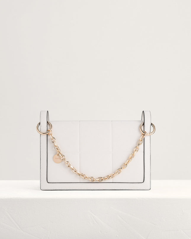 Chain Detailed Top Handle Bag