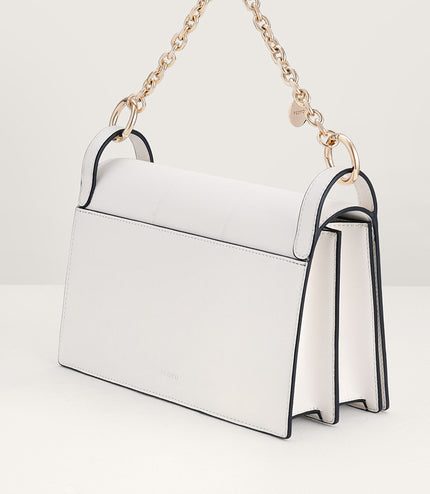 Chain Detailed Top Handle Bag