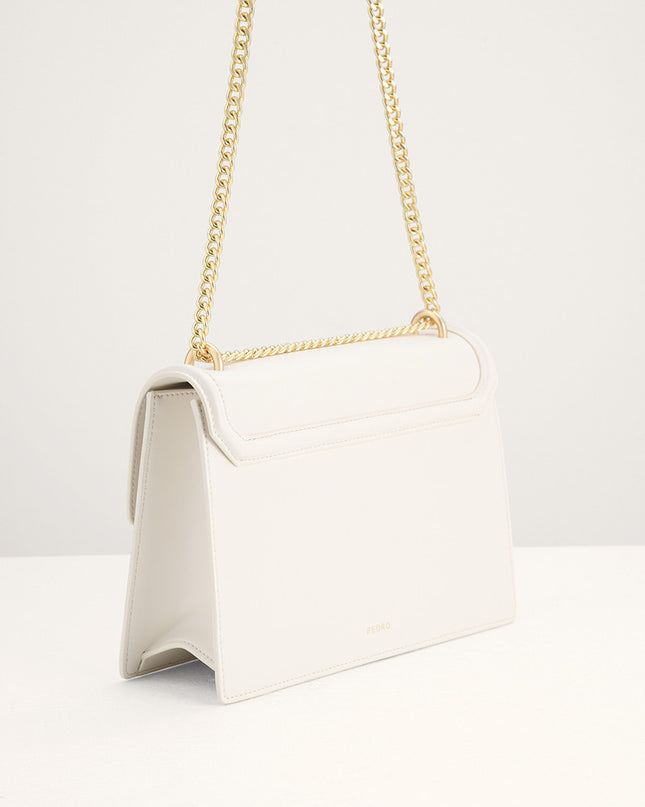 Canvas Structured Shoulder Bag