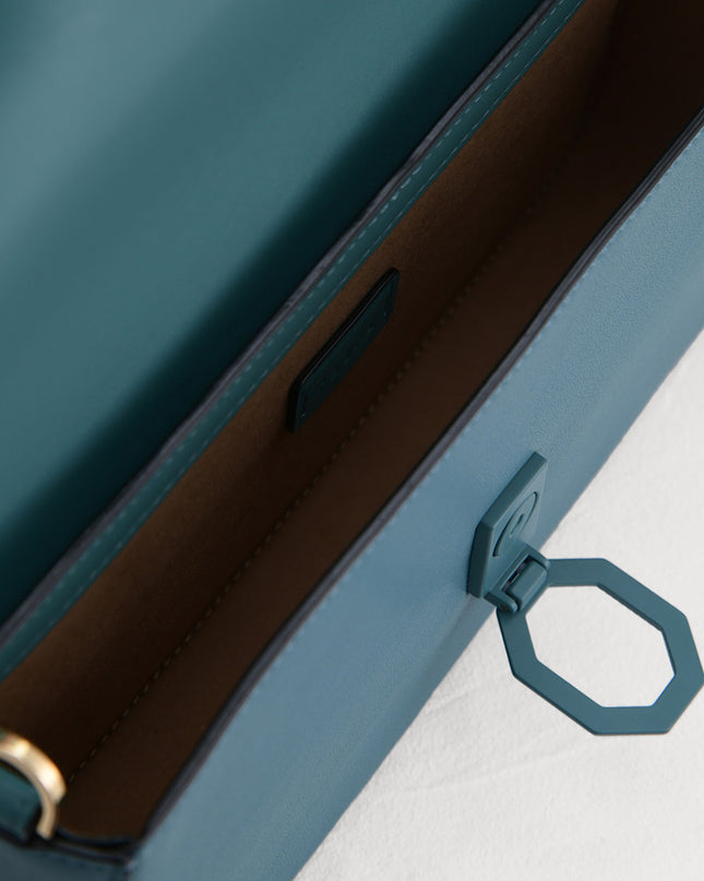 Leather Top Handle Bag