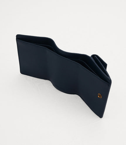 Lizard-Effect Leather Wallet