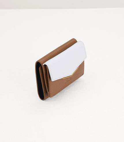 Lizard-Effect Leather Wallet