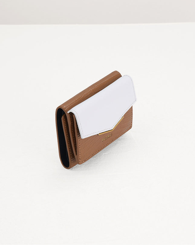 Lizard-Effect Leather Wallet